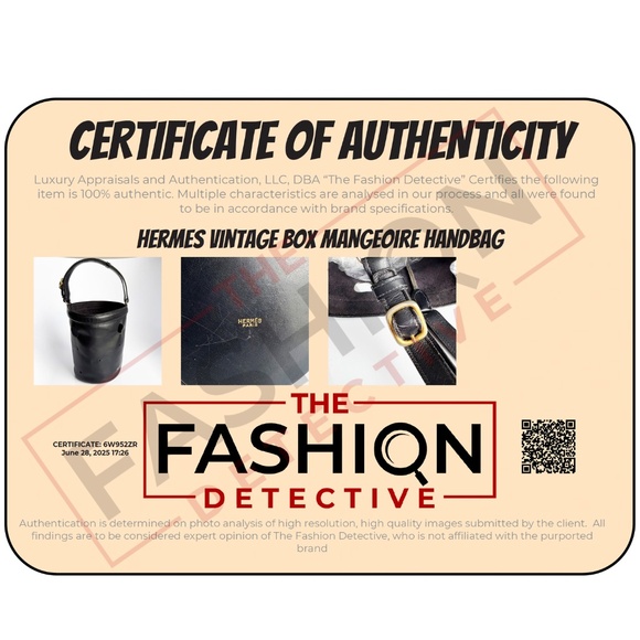 Hermes Mangeoire Bag Tote Black Box Calf Leather Feed Bucket Bag Vintage 60s - Picture 12 of 14